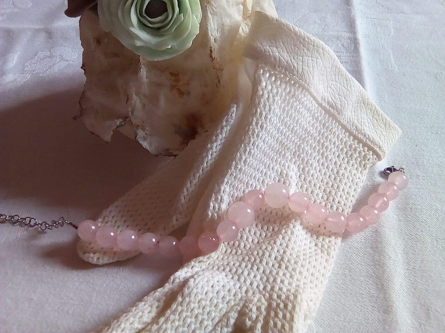 Bracelet quartz rose