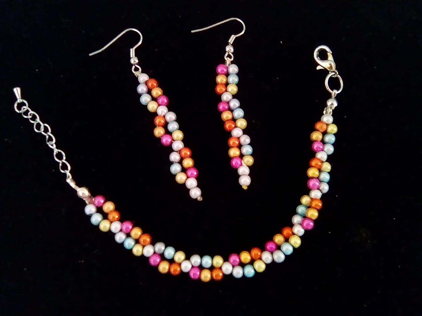 Parure boucles et bracelet