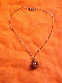 Collier coeur Murano