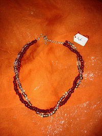 Collier court verre Toho